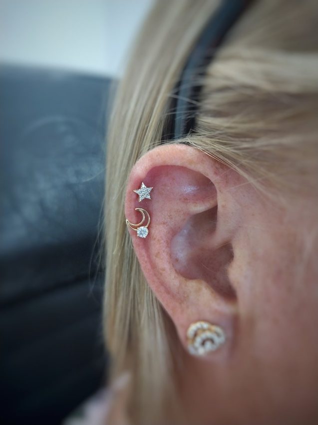 Piercing work by Julie