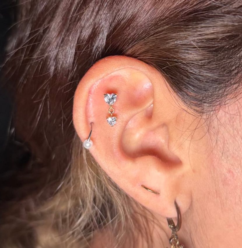 Piercing work by Julie