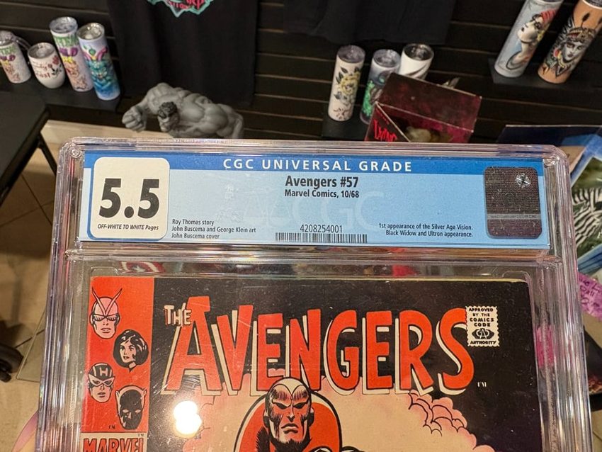The Avengers #57, slabbed and on the shelf