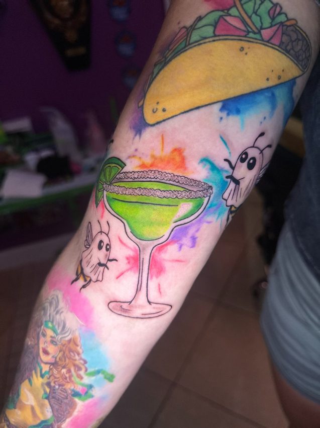 Custom tattoo by Valentina